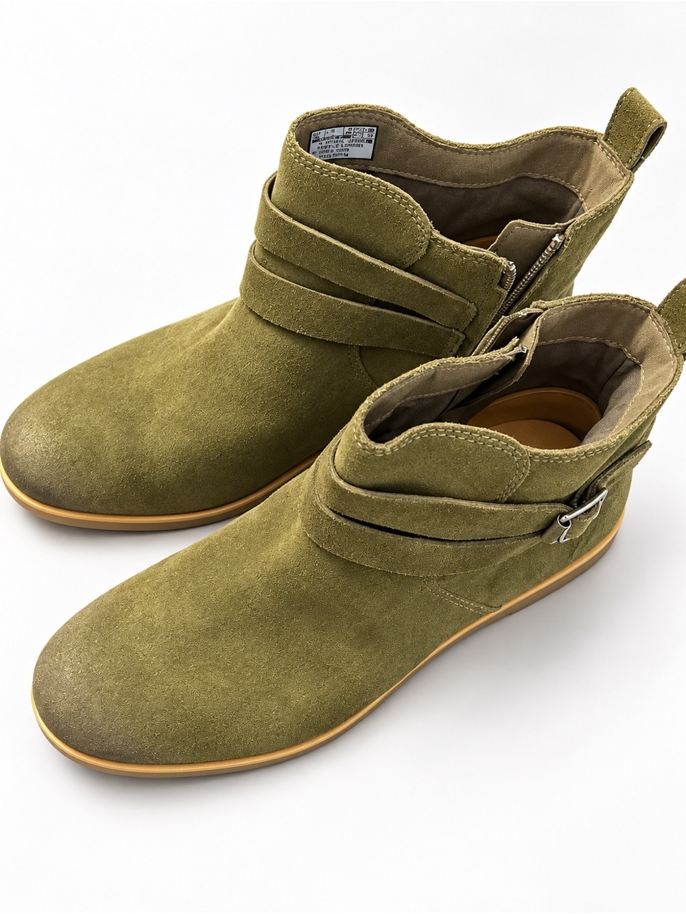Women’s UGG olive green suede ankle boots